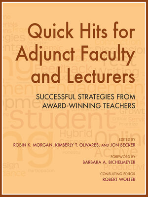 cover image of Quick Hits for Adjunct Faculty and Lecturers